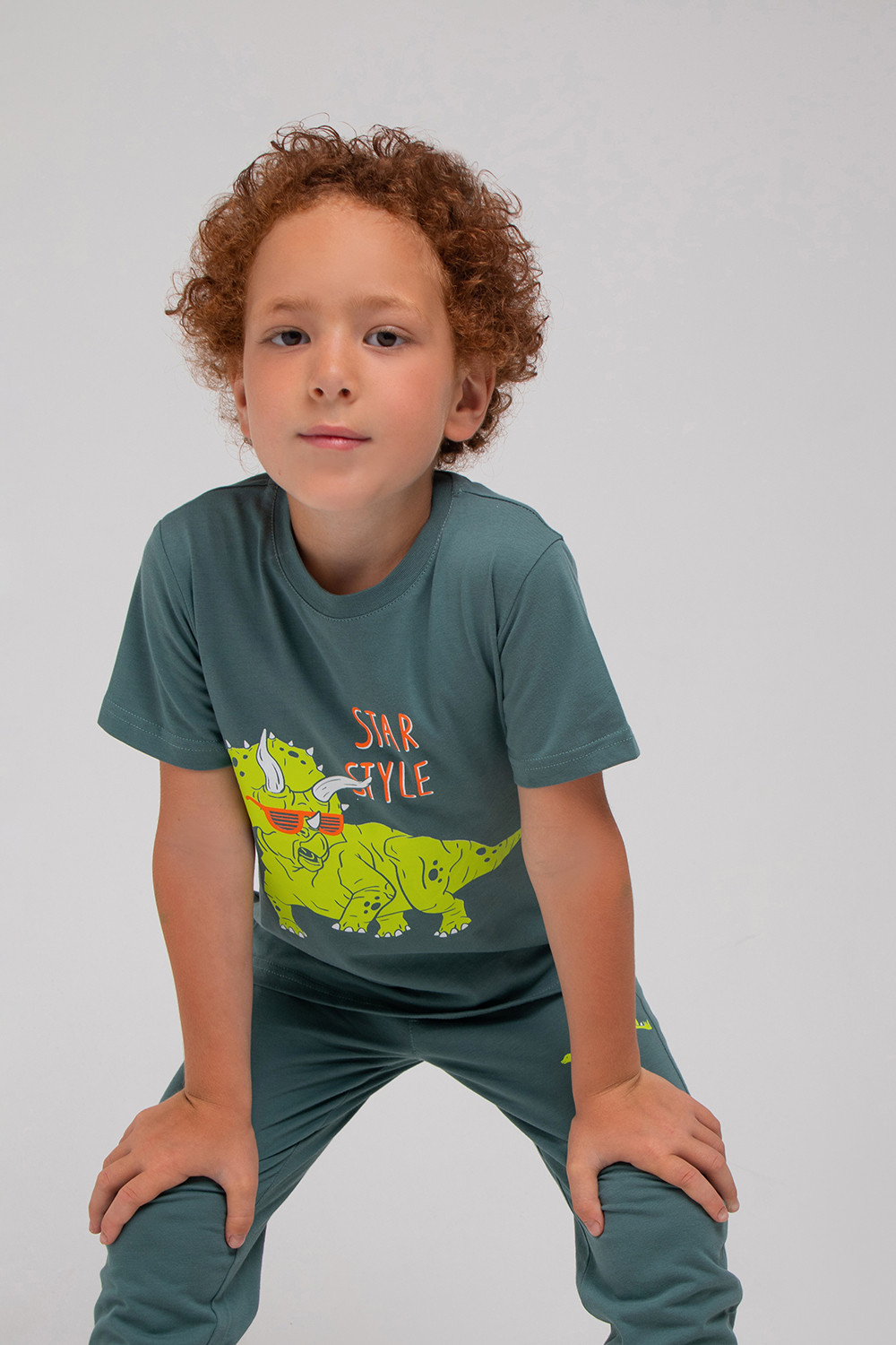 

Фуфайка Crockid К301729/темный малахит к1281 д/мал, р.52/92, К301729
