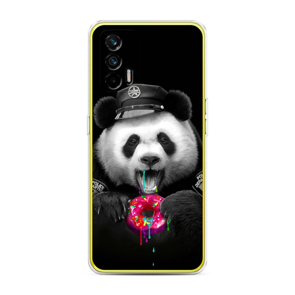

Чехол Awog на Realme Q3 Pro "Панда police", Разноцветный, 256550-2