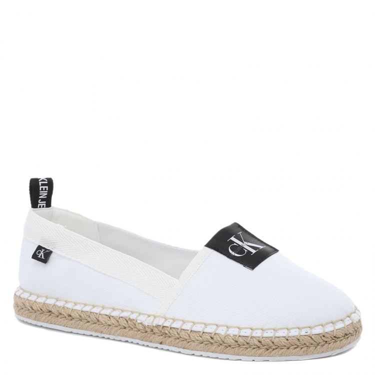 фото Женские эспадрильи calvin klein jeans espadrille patch yw0yw00036 цв. белый 40 eu