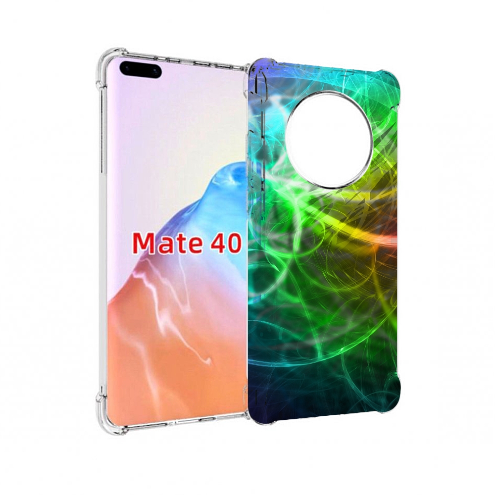 

Чехол MyPads Tocco для Huawei Mate 40 разноцветная-абстракция-линиями, Прозрачный, Tocco
