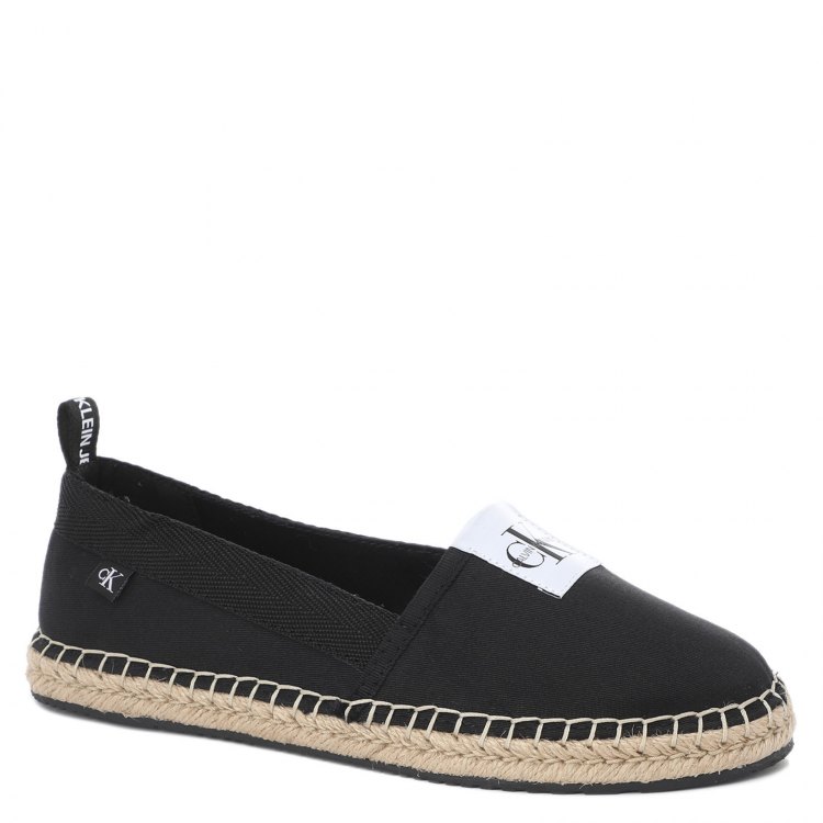 фото Женские эспадрильи calvin klein jeans espadrille patch yw0yw00036 цв. черный 36 eu