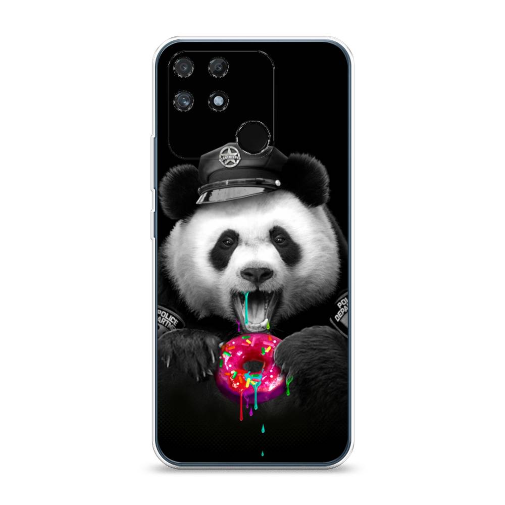 

Чехол Awog на Realme Narzo 50A "Панда police", Разноцветный, 258450-2