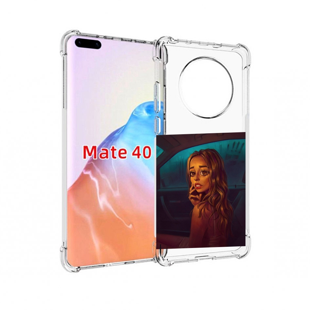 

Чехол MyPads Tocco для Huawei Mate 40 пуп-невесты женский, Прозрачный, Tocco
