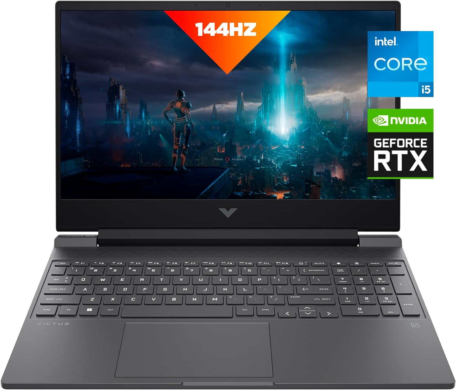

Ноутбук HP VICTUS черный (15-fa1010nr), VICTUS