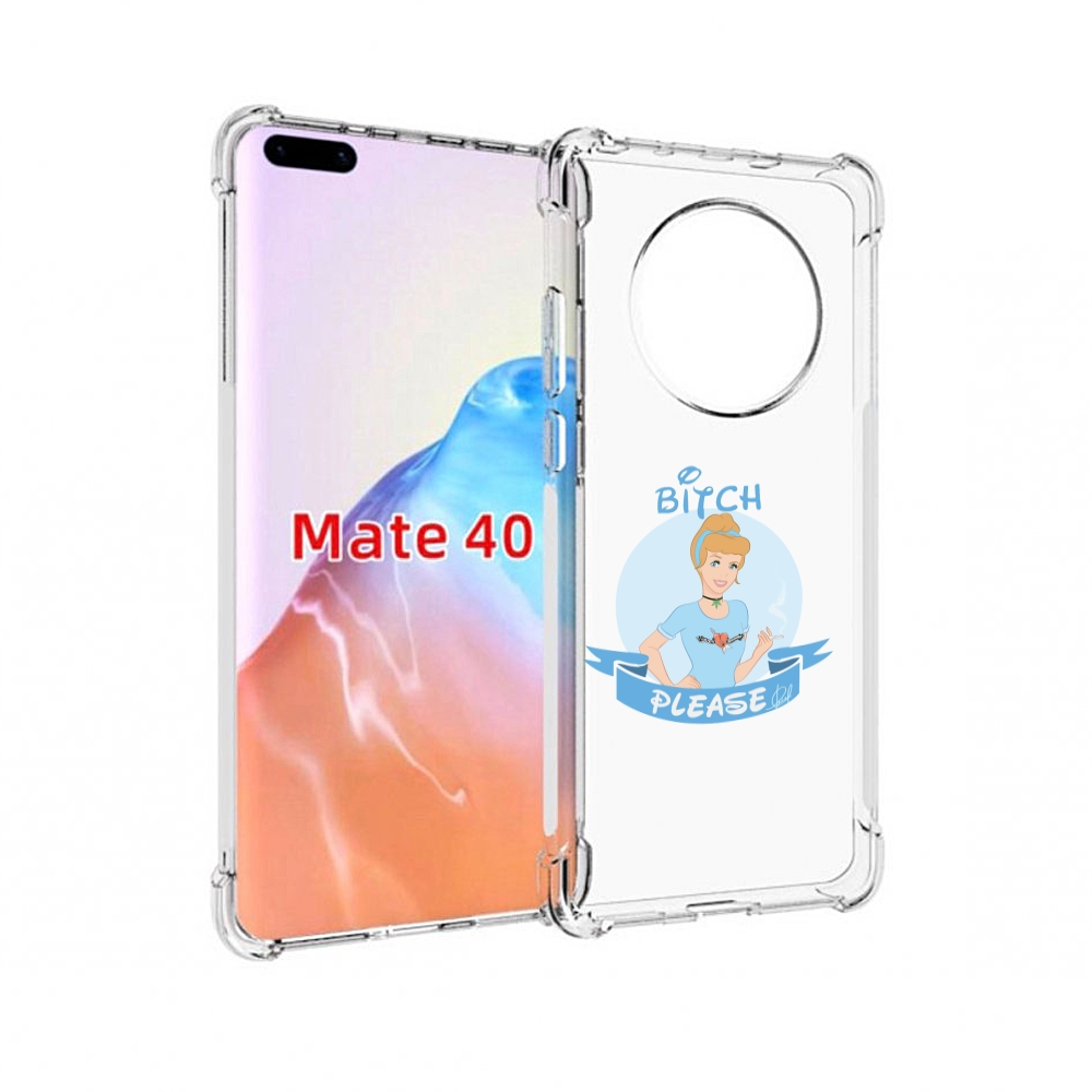 

Чехол MyPads Tocco для Huawei Mate 40 принцесса-эльза женский, Прозрачный, Tocco