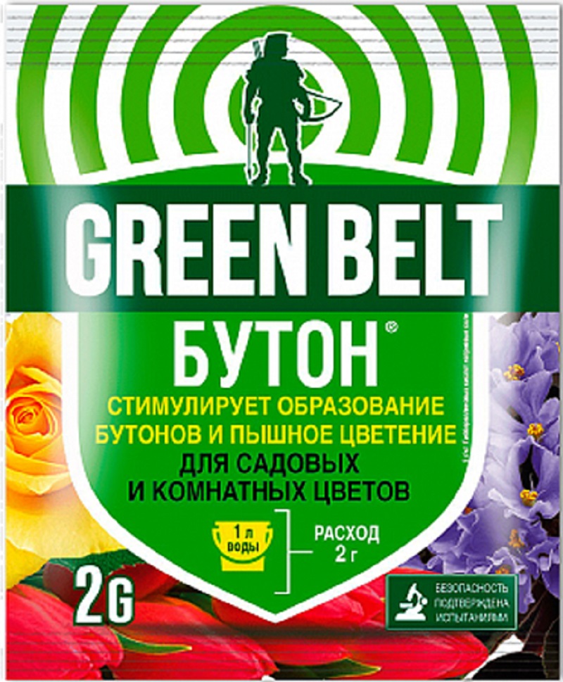 

Стимулятор роста Бутон цветы GREEN BELT 102441 2г, Бутон Цветы