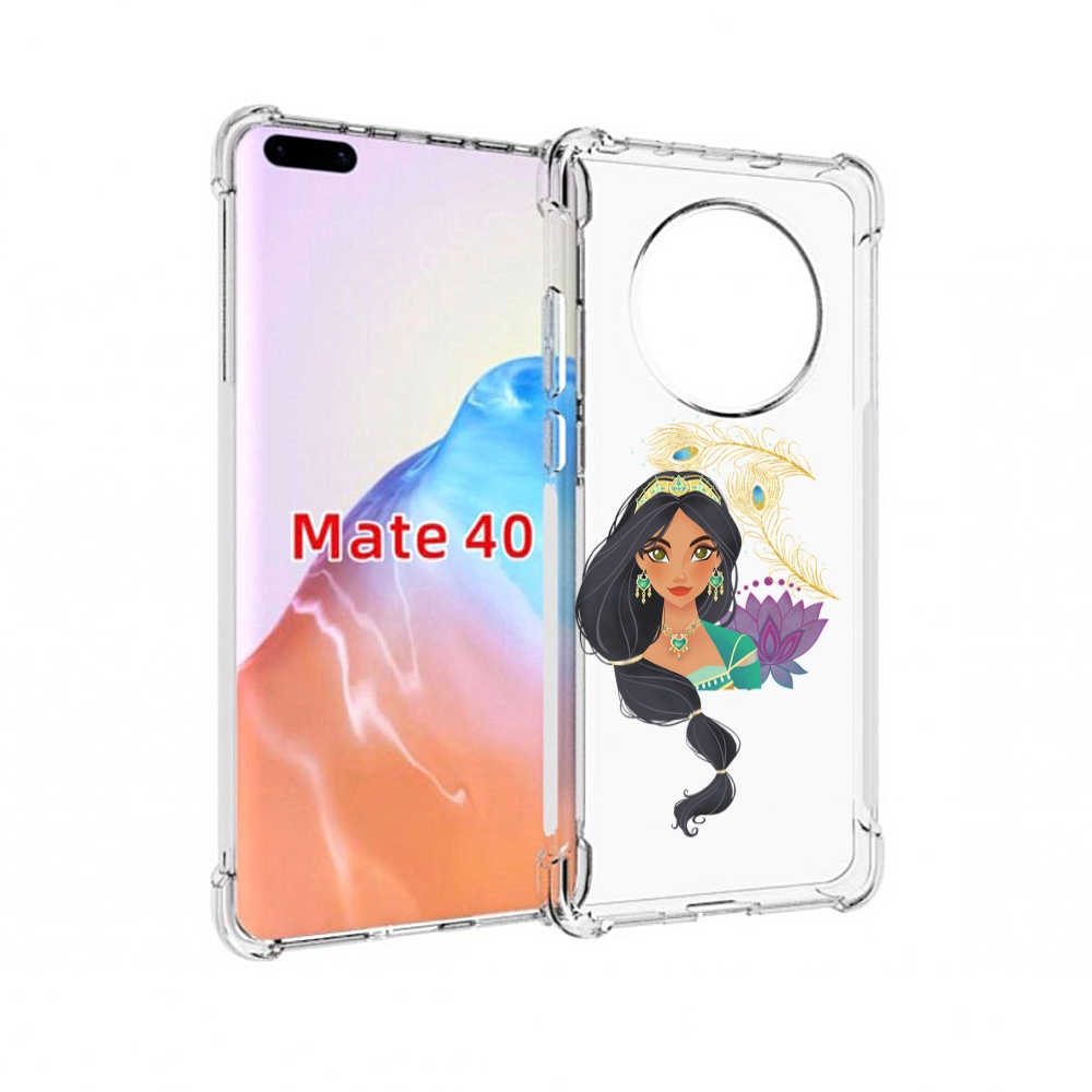

Чехол MyPads Tocco для Huawei Mate 40 принцесса-из-алладина женский, Прозрачный, Tocco