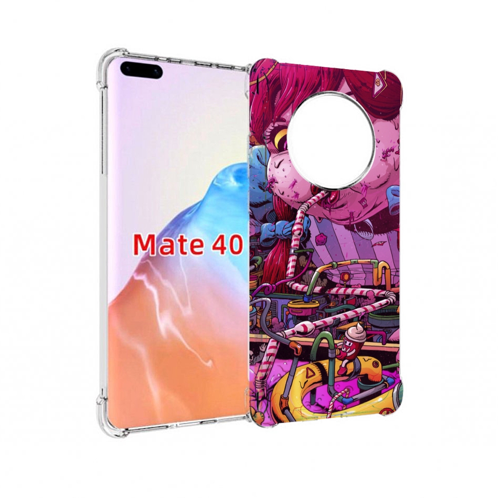 

Чехол MyPads Tocco для Huawei Mate 40 прикольная сладкая картинка, Прозрачный, Tocco