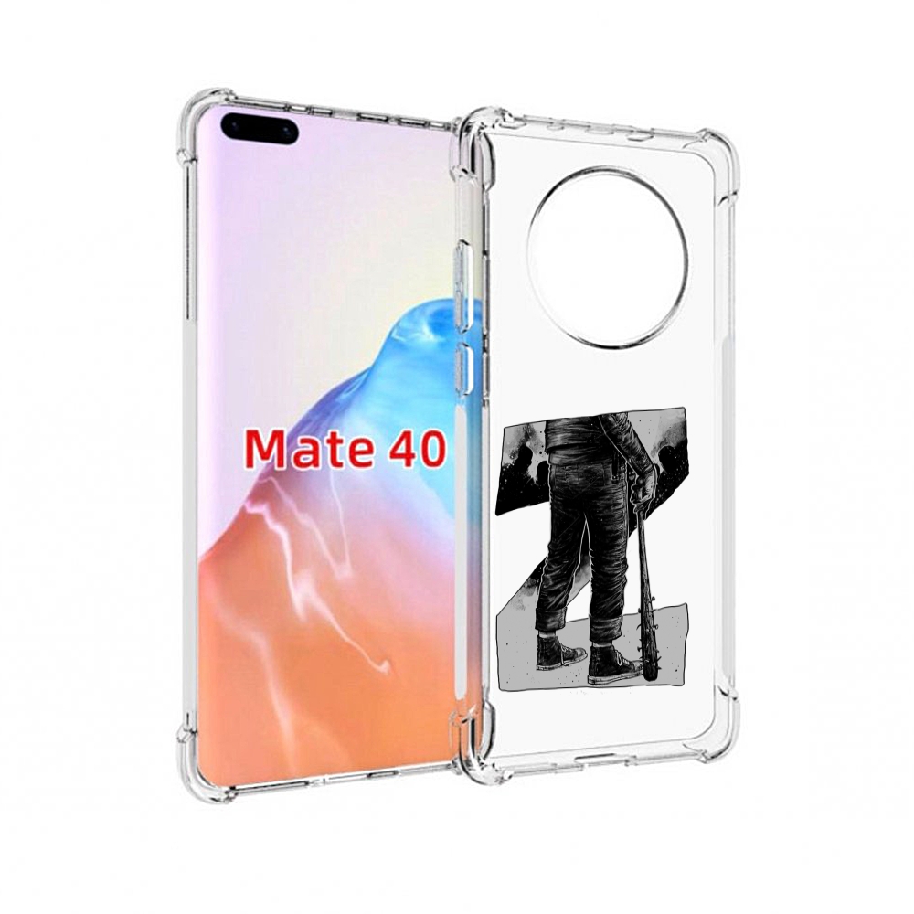 

Чехол MyPads Tocco для Huawei Mate 40 воин черно белый, Tocco