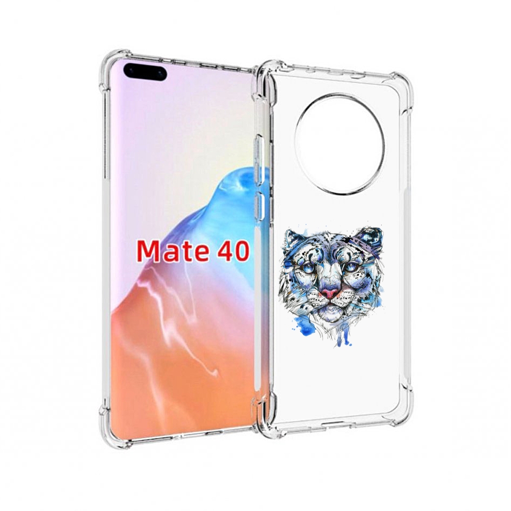 

Чехол MyPads Tocco для Huawei Mate 40 водяной тигр, Прозрачный, Tocco