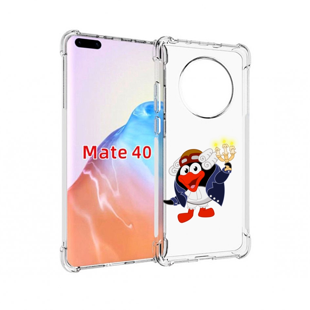 

Чехол MyPads Tocco для Huawei Mate 40 пин-графф, Прозрачный, Tocco