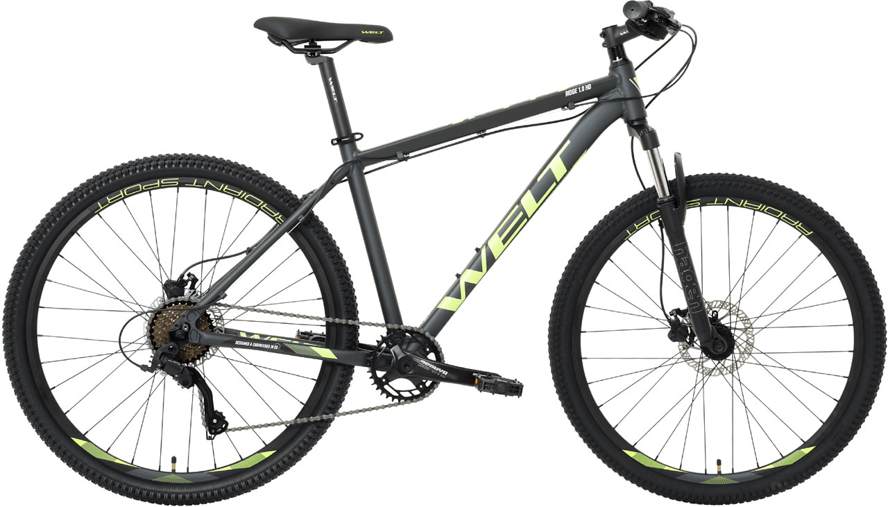 Велосипед Welt Ridge 10 HD 27 2023 20 Dark Grey 2759000₽