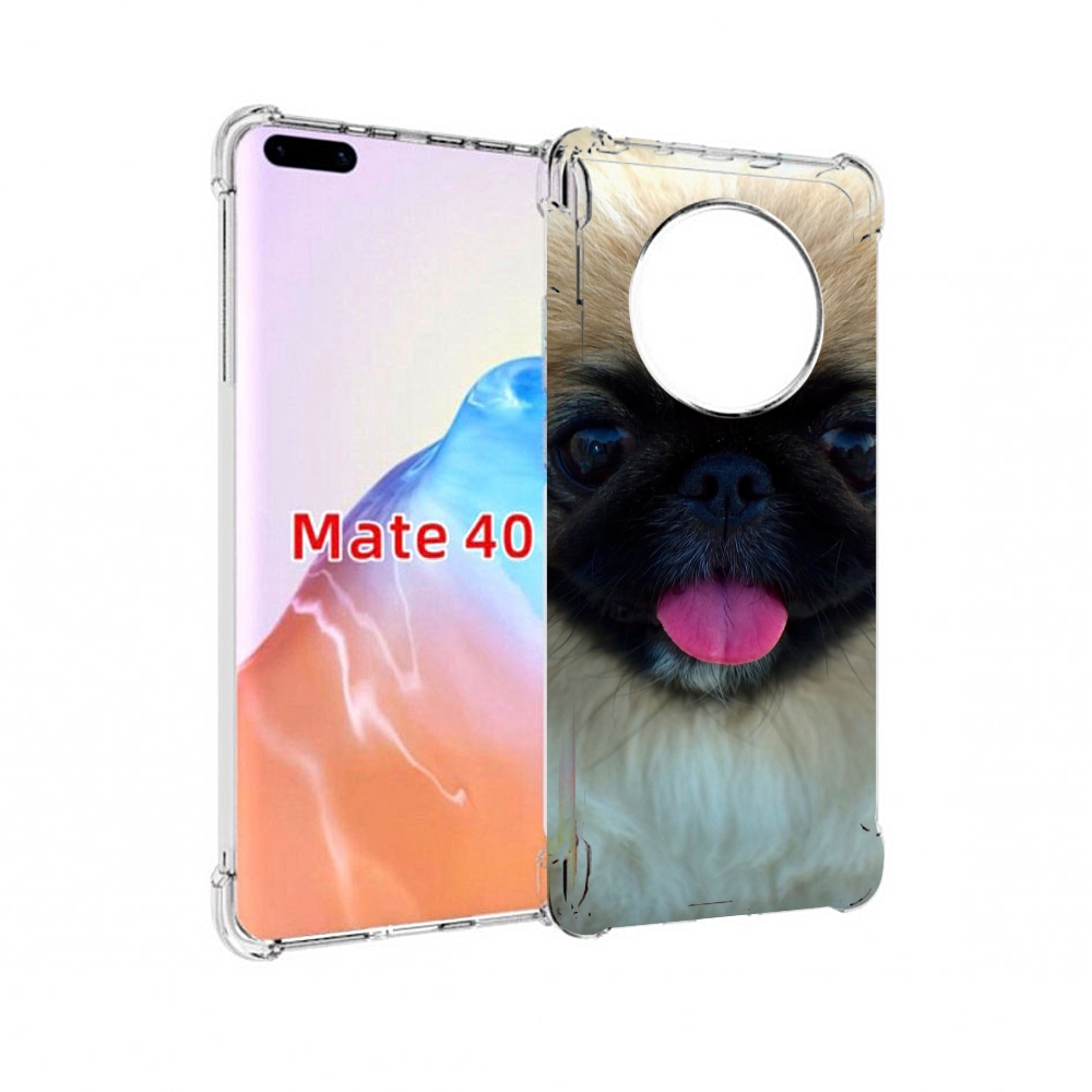 

Чехол MyPads Tocco для Huawei Mate 40 пекинез, Прозрачный, Tocco