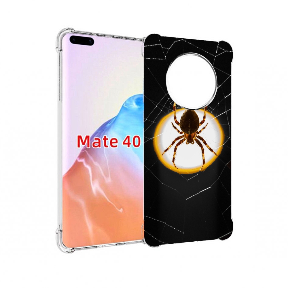 

Чехол MyPads Tocco для Huawei Mate 40 паук-с-паутинкой, Прозрачный, Tocco