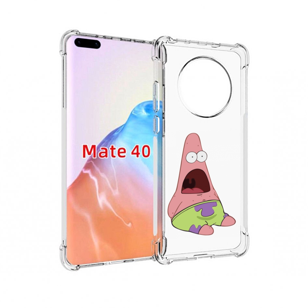 

Чехол MyPads Tocco для Huawei Mate 40 патрик-в-шоке детский, Прозрачный, Tocco