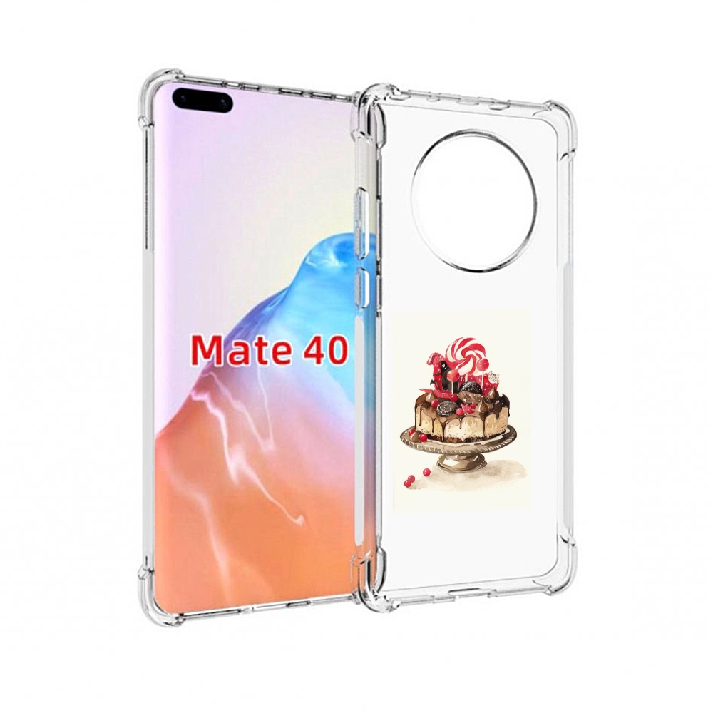 

Чехол MyPads Tocco для Huawei Mate 40 вкусный торт, Прозрачный, Tocco