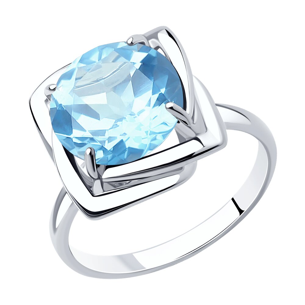 

Кольцо из серебра р.  Diamant 94-310-00985-1, топаз, 94-310-00985-1