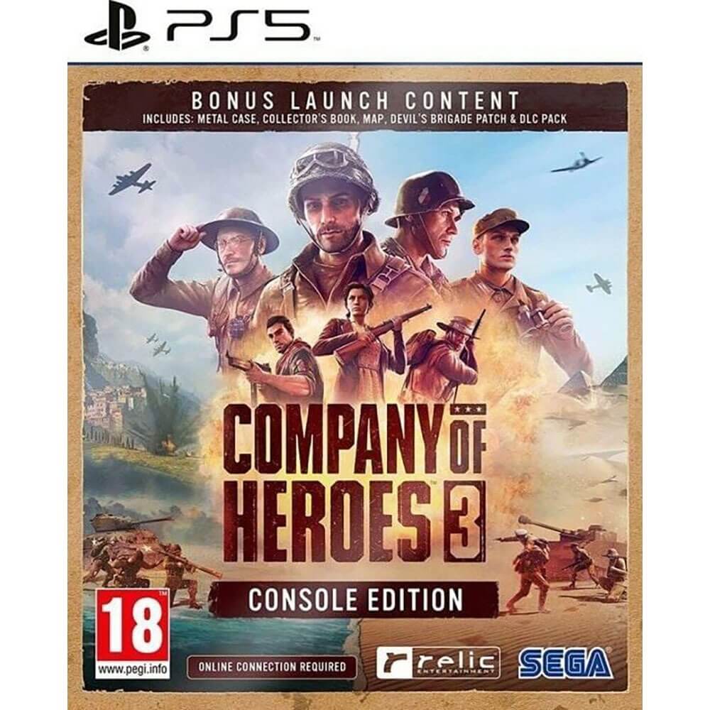 Игра Company of Heroes 3 Launch Edition (PlayStation 5, полностью на иностранном языке)
