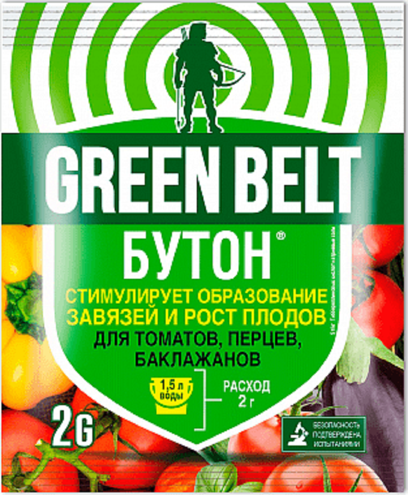 

Стимулятор для роста растений Бутон томаты GREEN BELT 102388 2г, Бутон Томаты