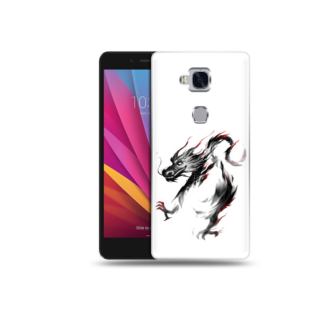 

Чехол MyPads Tocco для Honor 5X черный дракон (PT24996.45.690), Прозрачный, Tocco