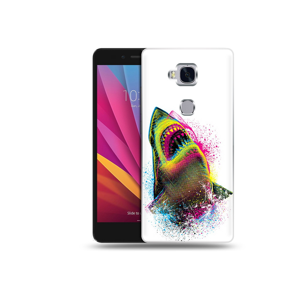 

Чехол MyPads Tocco для Honor 5X челюсти-2 (PT24996.45.674), Прозрачный, Tocco