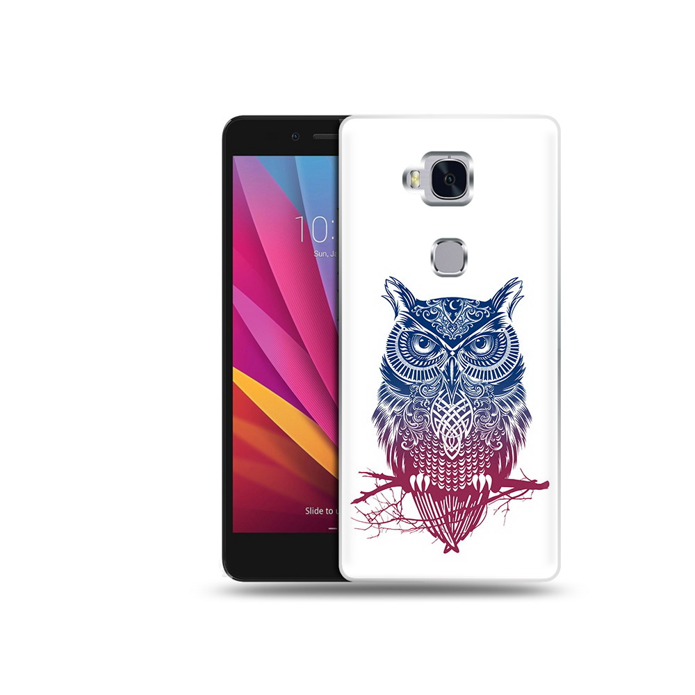 

Чехол MyPads Tocco для Honor 5X хиппи сова (PT24996.45.664), Прозрачный, Tocco