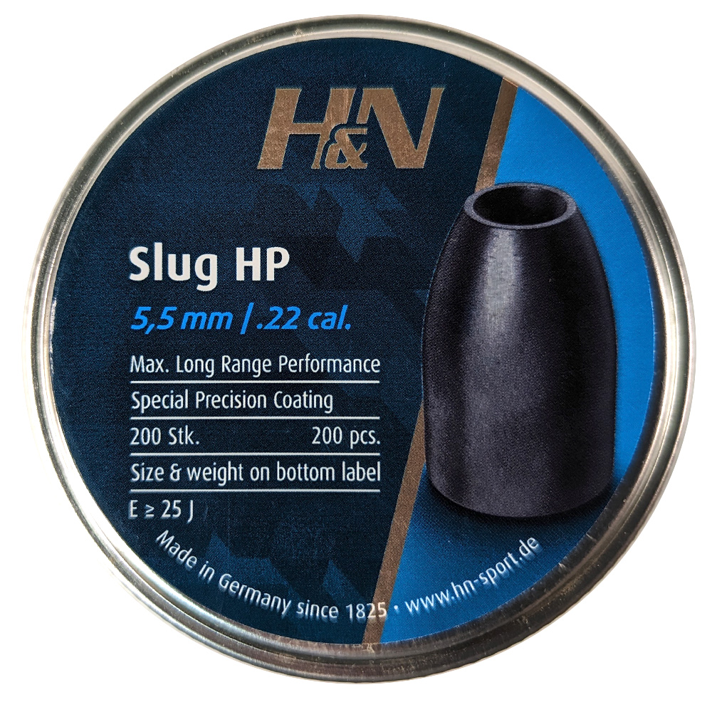 Пули для пневматики HN Baracuda Slug HP калибр 551мм 162г 200 шт 2053₽