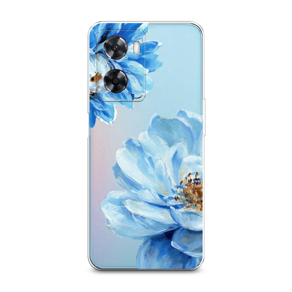 

Чехол Awog на Oppo A77 4G / Оппо А77 4G "Голубые клематисы", Голубой, 2511550-8