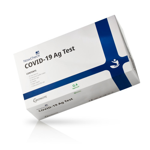 

Экспресс тест на коронавирус Bionote NowCheck Covid-19 Ag антиген 25 шт.