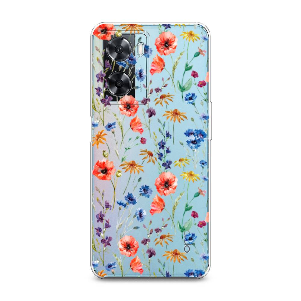 

Чехол Awog "Маки и васильки фон" на Oppo A77 4G / Оппо А77 4G, 2511550-8