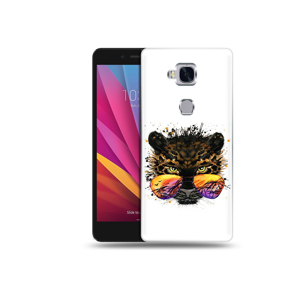 

Чехол MyPads Tocco для Honor 5X тропический леопард (PT24996.45.649), Прозрачный, Tocco