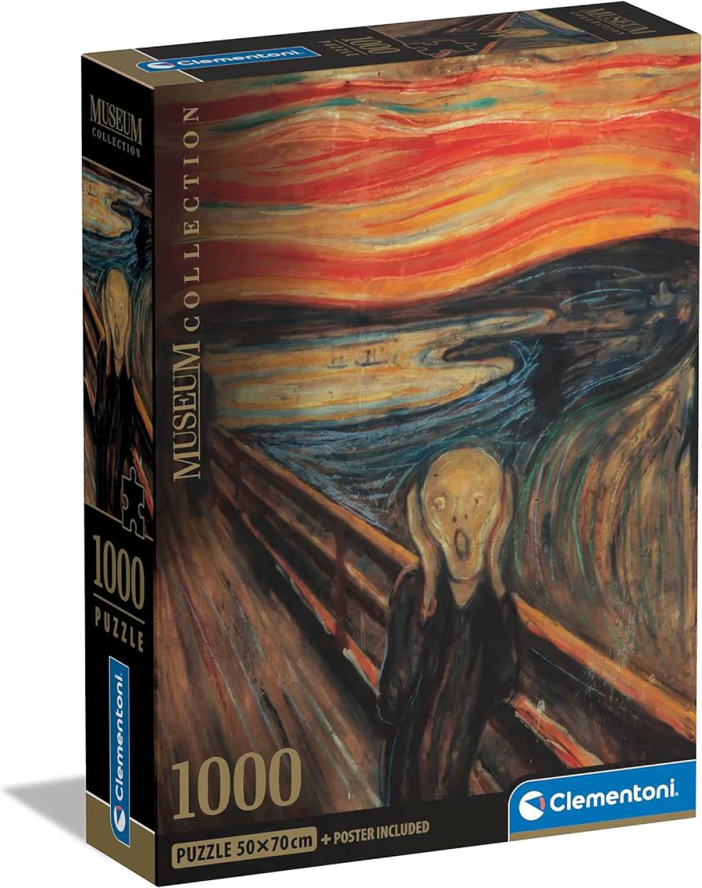 

Пазл Clementoni Мунк, Крик 39791, 1000 деталей, Мунк, Крик