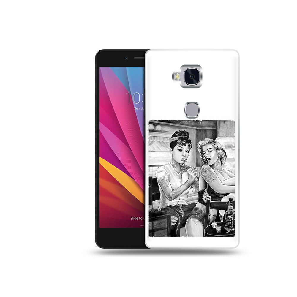 

Чехол MyPads Tocco для Honor 5X тату мастер (PT24996.45.637), Прозрачный, Tocco