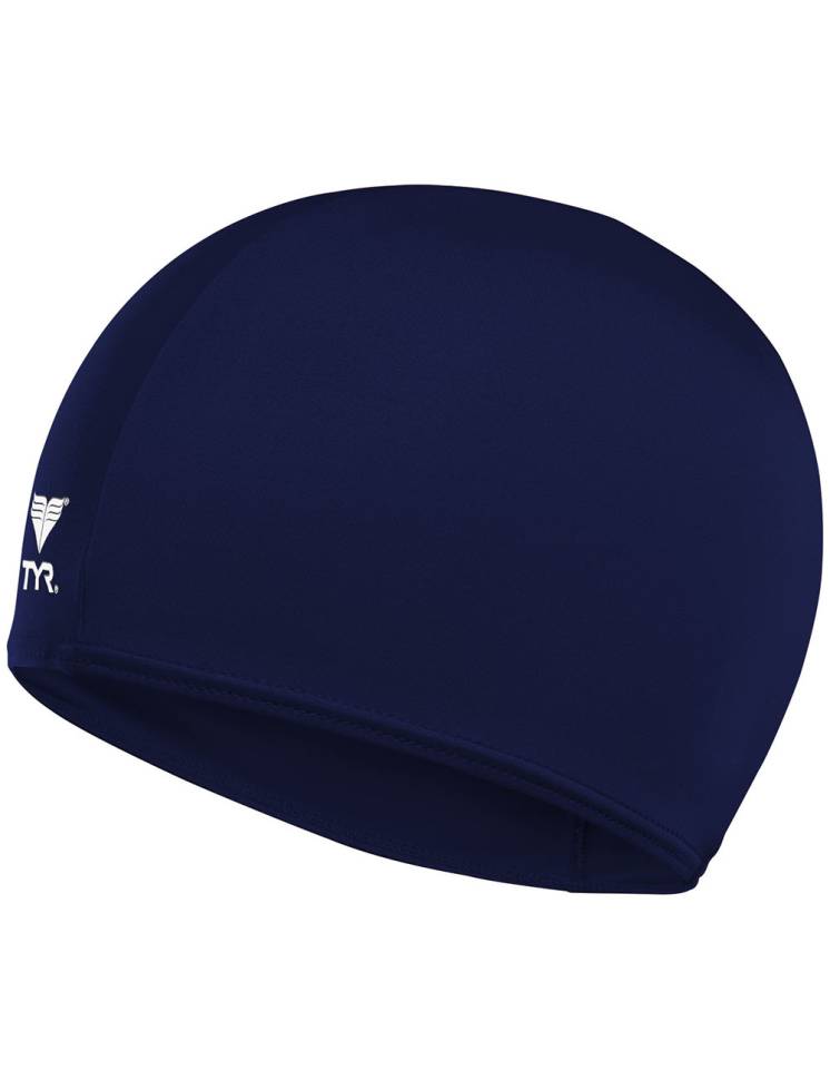 

Шапочка для плавания TYR lycra fiber Синяя, Синий, TYR lycra fiber