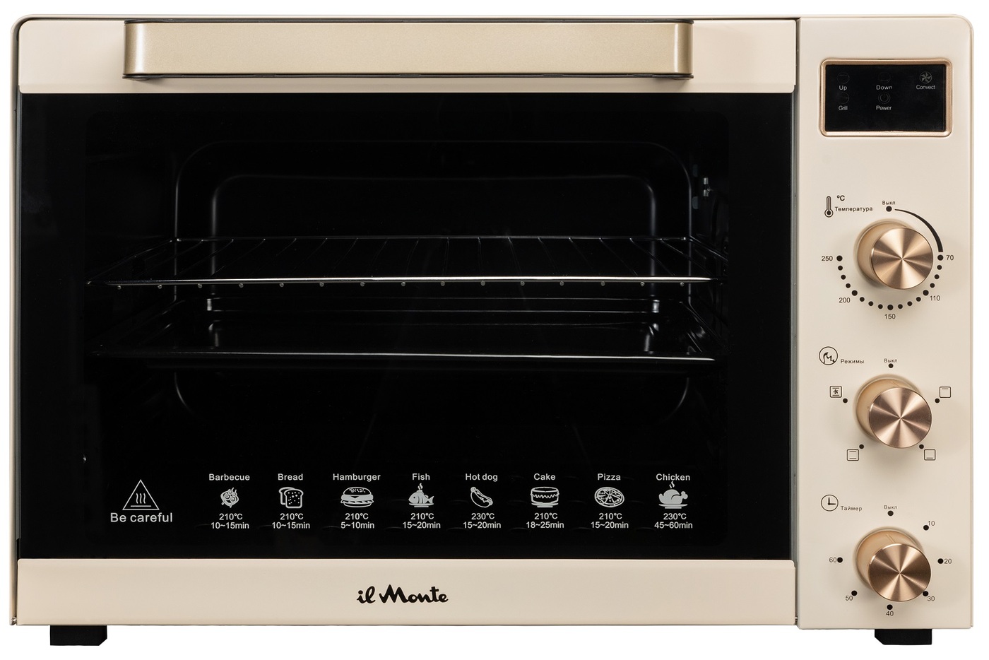 Мини-печь il Monte EO-6010 IVORY бежевая