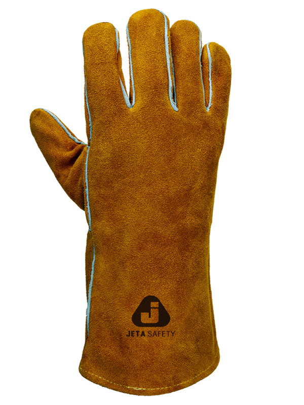 Перчатки сварщика Jeta Safety JWK301 Ferrus размер 10 (XL) Orange JWK301-XL перчатки защитные антивибрац кожаные jeta safety jav06 9 р l