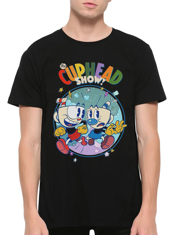 фото Футболка мужская design heroes the cuphead show! черная 3xl