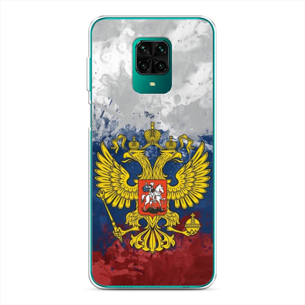 фото Силиконовый чехол "рф" на xiaomi redmi note 9 pro awog