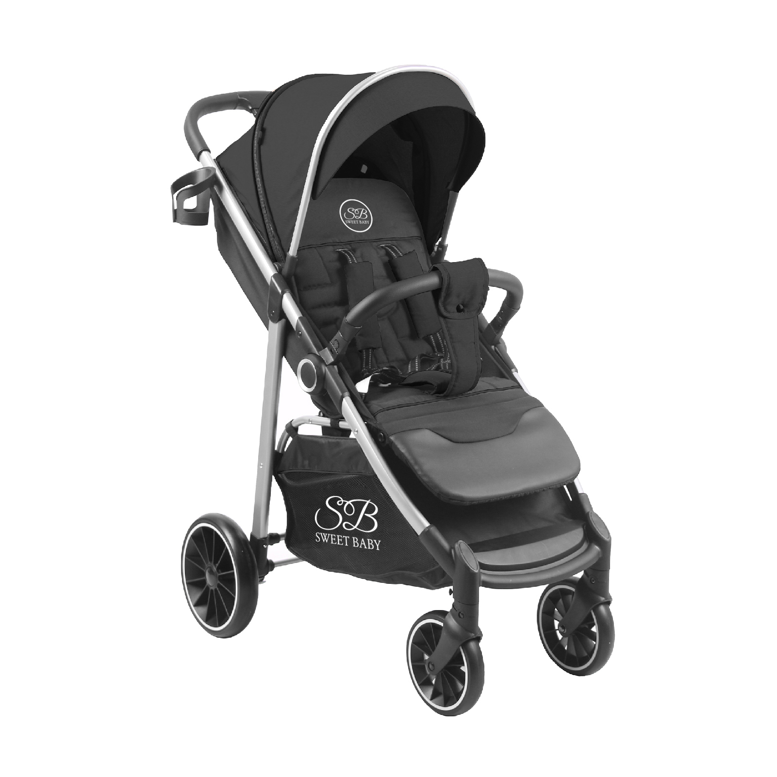 

Прогулочная коляска Sweet Baby Armonia Black/White 426637, Armonia