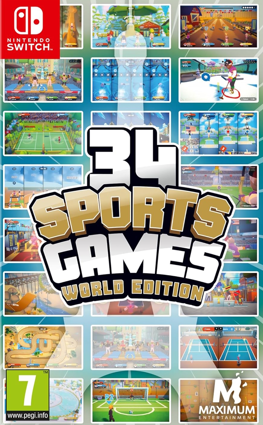 Игра 34 Sports Games World Edition (Nintendo Switch, полностью на иностранном языке)