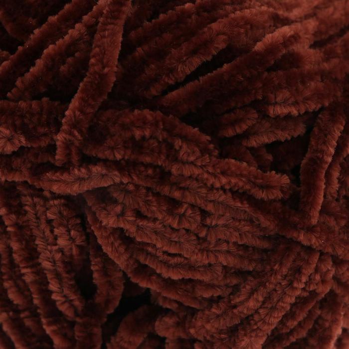 

Пряжа "Velour" 100% микрополиэстер 170м/100г (852 шоколад), Коричневый
