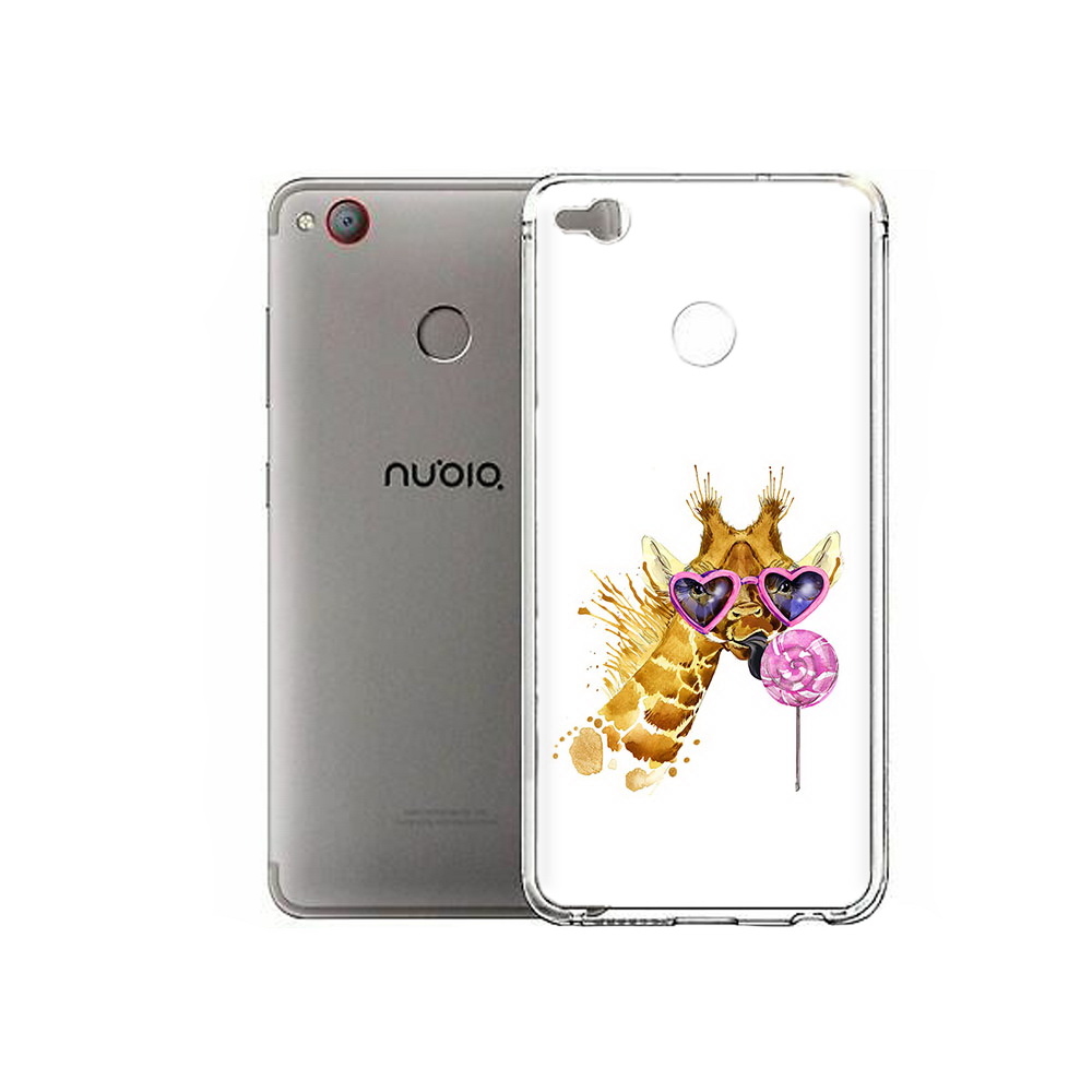 

Чехол MyPads Tocco для ZTE Nubia Z11 Mini акварельный жираф (PT53565.450.217), Tocco