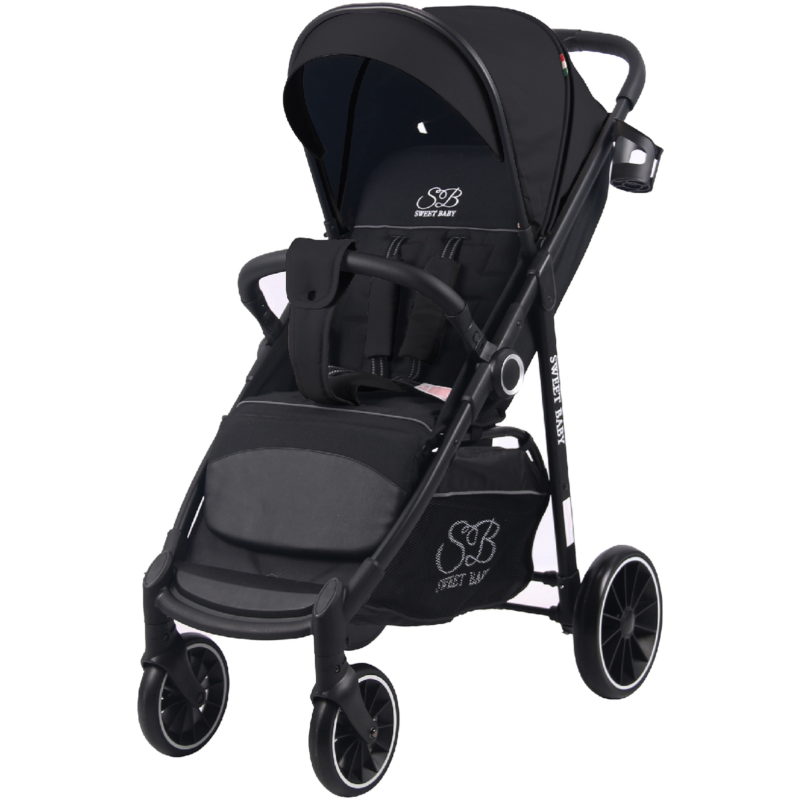 Прогулочная коляска Sweet Baby Imperio Black 426634