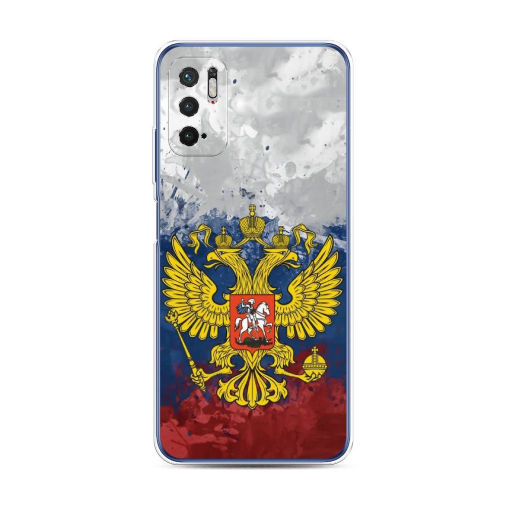 фото Силиконовый чехол "рф" на xiaomi redmi note 10t awog