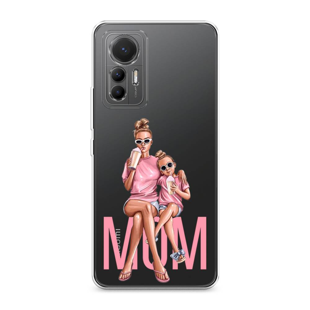 фото Силиконовый чехол "lovely mom" на xiaomi 12 lite awog