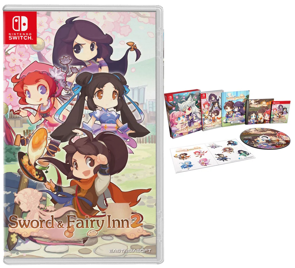 

Игра Sword & Fairy Inn 2 Limited Edition (Nintendo Switch, полностью на иностранном языке), Sword & Fairy Inn 2 Limited Edition