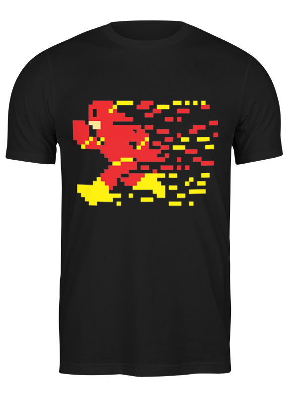 

Футболка мужская Printio Flash (8 bit) черная 3XL, Черный, Flash (8 bit)
