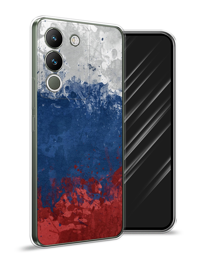 

Чехол Awog на Vivo V29e 5G "Флаг России неровный", Белый;синий;красный, 269650-1
