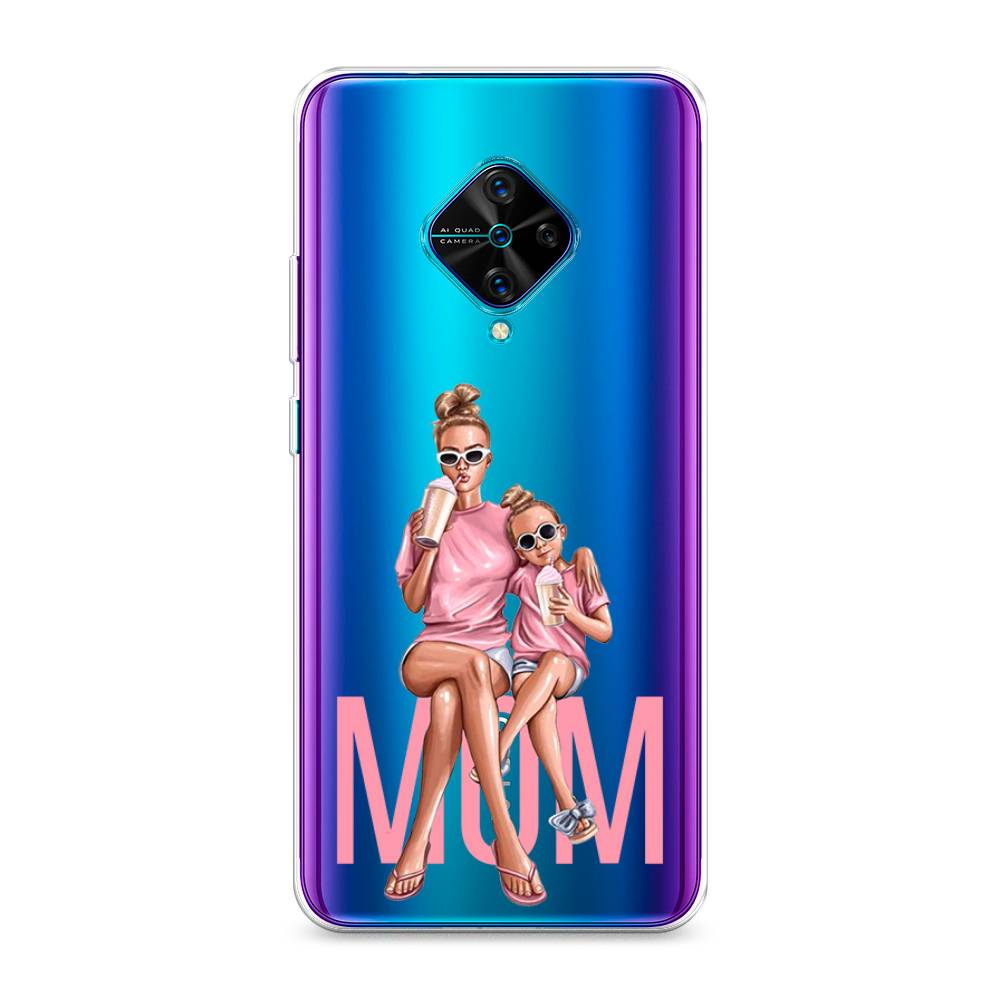 фото Силиконовый чехол "lovely mom" на vivo y9s awog