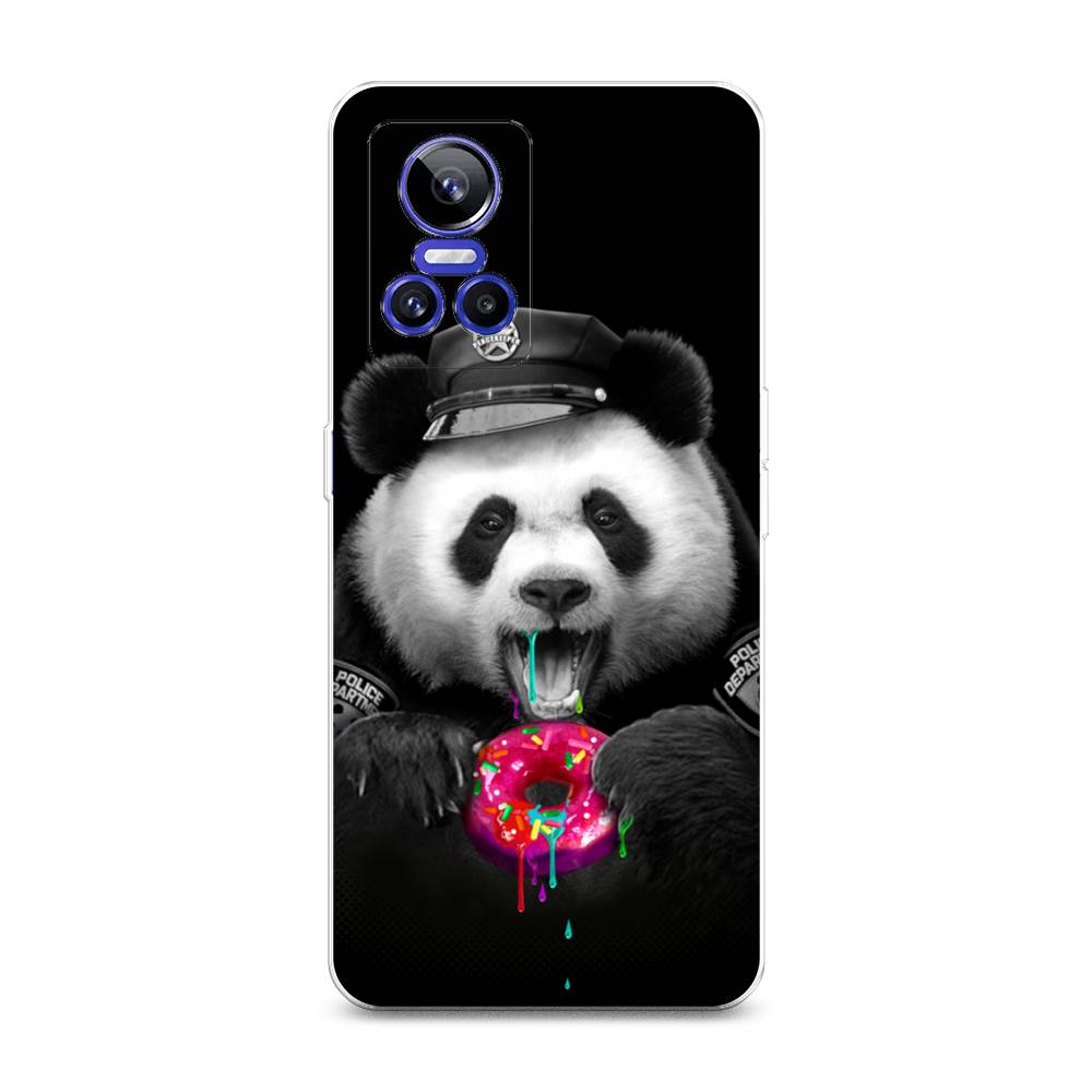 

Чехол Awog на Realme GT Neo 3 "Панда police", Разноцветный, 259050-2